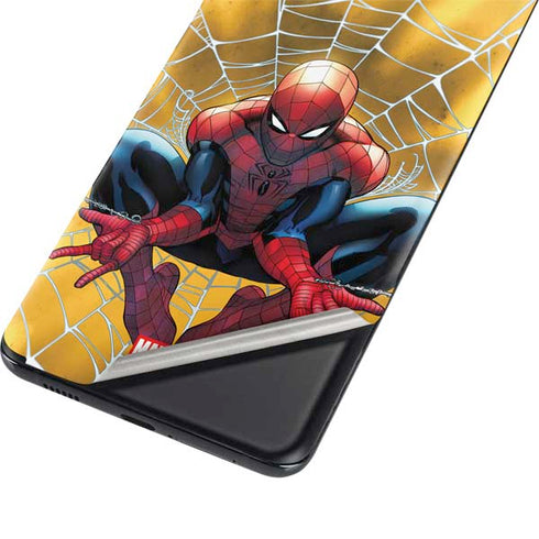 Marvel Spiderman Web Shooting Galaxy S21 Plus 5G Skin